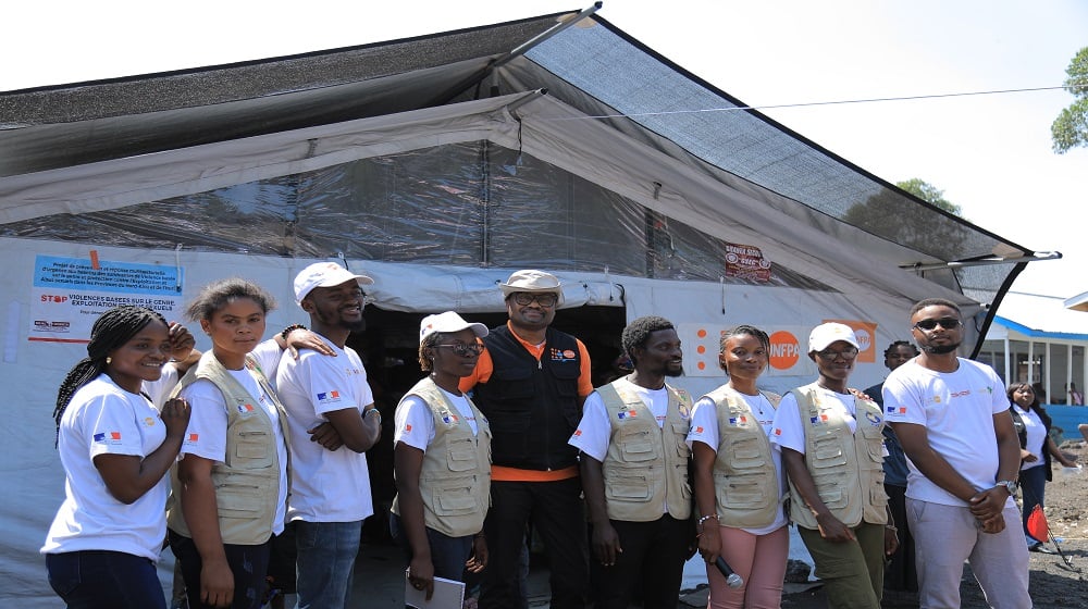 Visite de suivi de mise en œuvre du Coordonnateur humanitaire de UNFPA, Mr Pacifique Kigongwe, à Nzulo