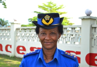 Chief Superintendent Françoise Munya Rugero - Champion for the fight against sexual violence in DRC.