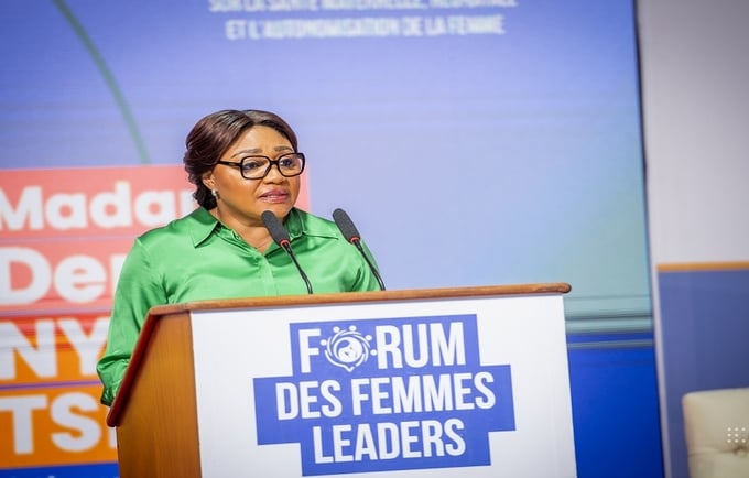 La Distinguée Première Dame à l'ouverture du Forum des femmes leaders