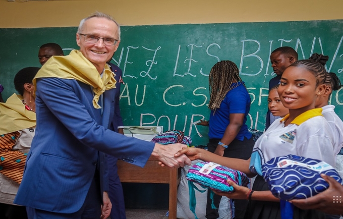 L'Ambassadeur de la Norvège en RDC à Matadi
