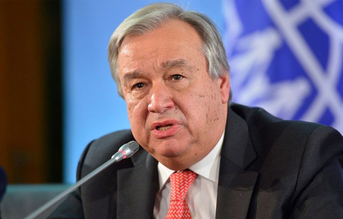 Le Secrétaire général de l'ONU António Guterres