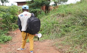 Albert KABUYU, un relais communautaire de l’aire de santé Kalunga dans la zone de santé de Kalemie 