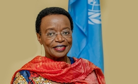 Représentante Résidente a. i. de UNFPA en RDC, Mme Suzanne Mandong