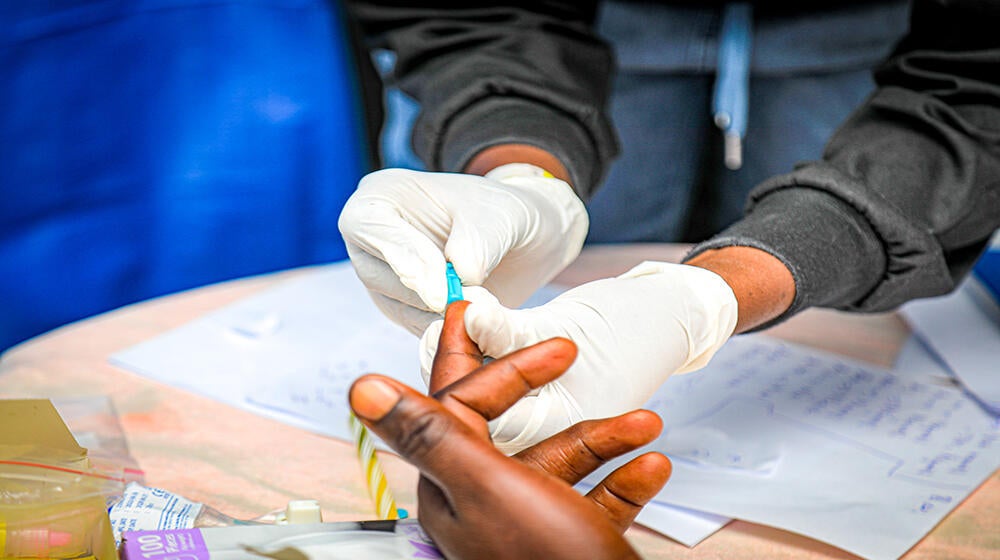 Dépistage dans le cadre des campagnes menées par UNFPA dans les camps des déplacées au Nord Kivu
