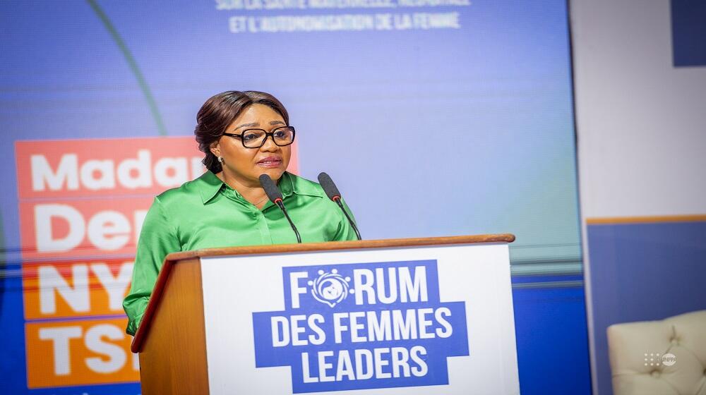 La Distinguée Première Dame à l'ouverture du Forum des femmes leaders