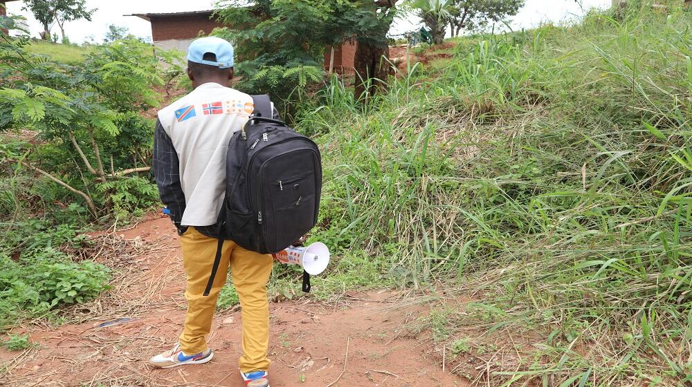 Albert KABUYU, un relais communautaire de l’aire de santé Kalunga dans la zone de santé de Kalemie 