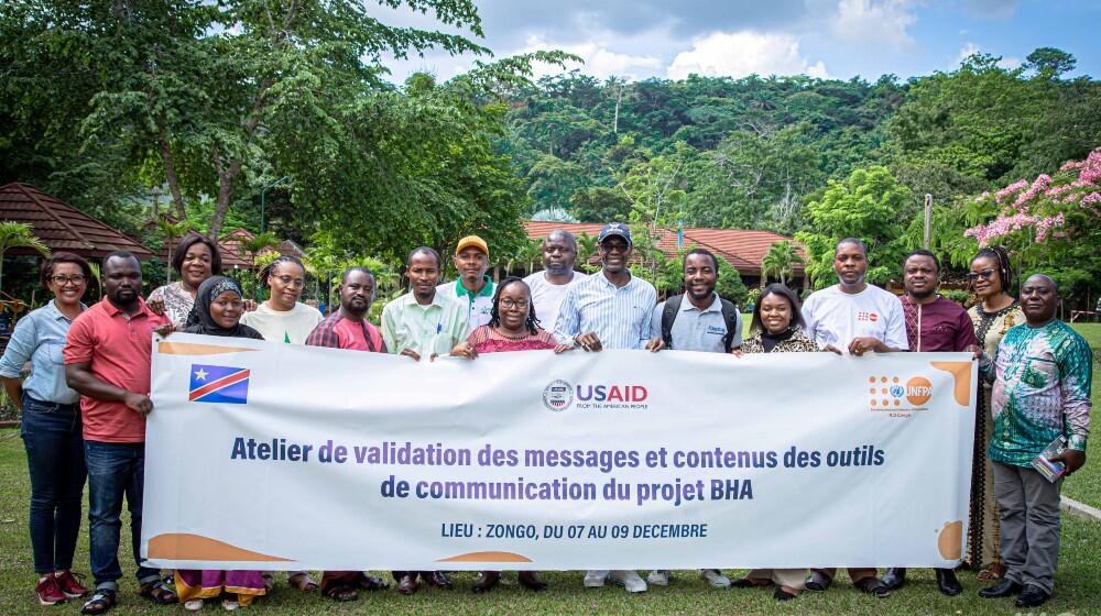 Les participants à l'atelier à Zongo