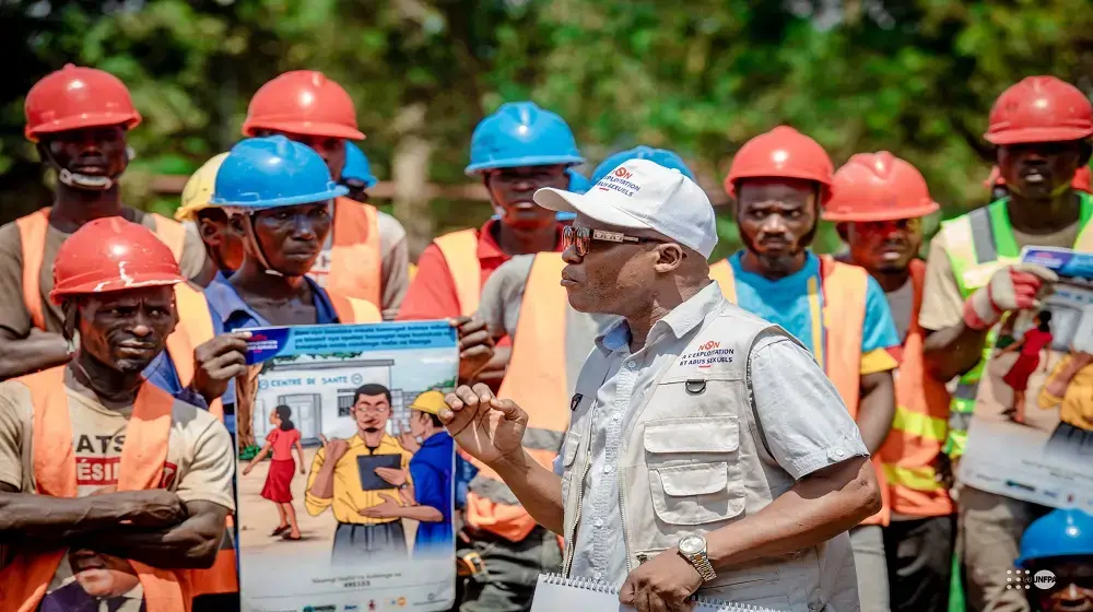 Mbandaka : des ouvriers des chantiers sensibilisés contre l’exploitation, abus et harcèlements sexuel, une première