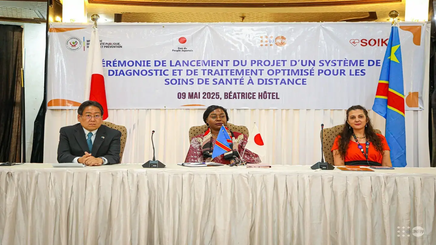 UNFPA et le Gouvernement du Japon lancent un projet novateur améliorer la santé maternelle et néonatale dans l’Est de la RDC