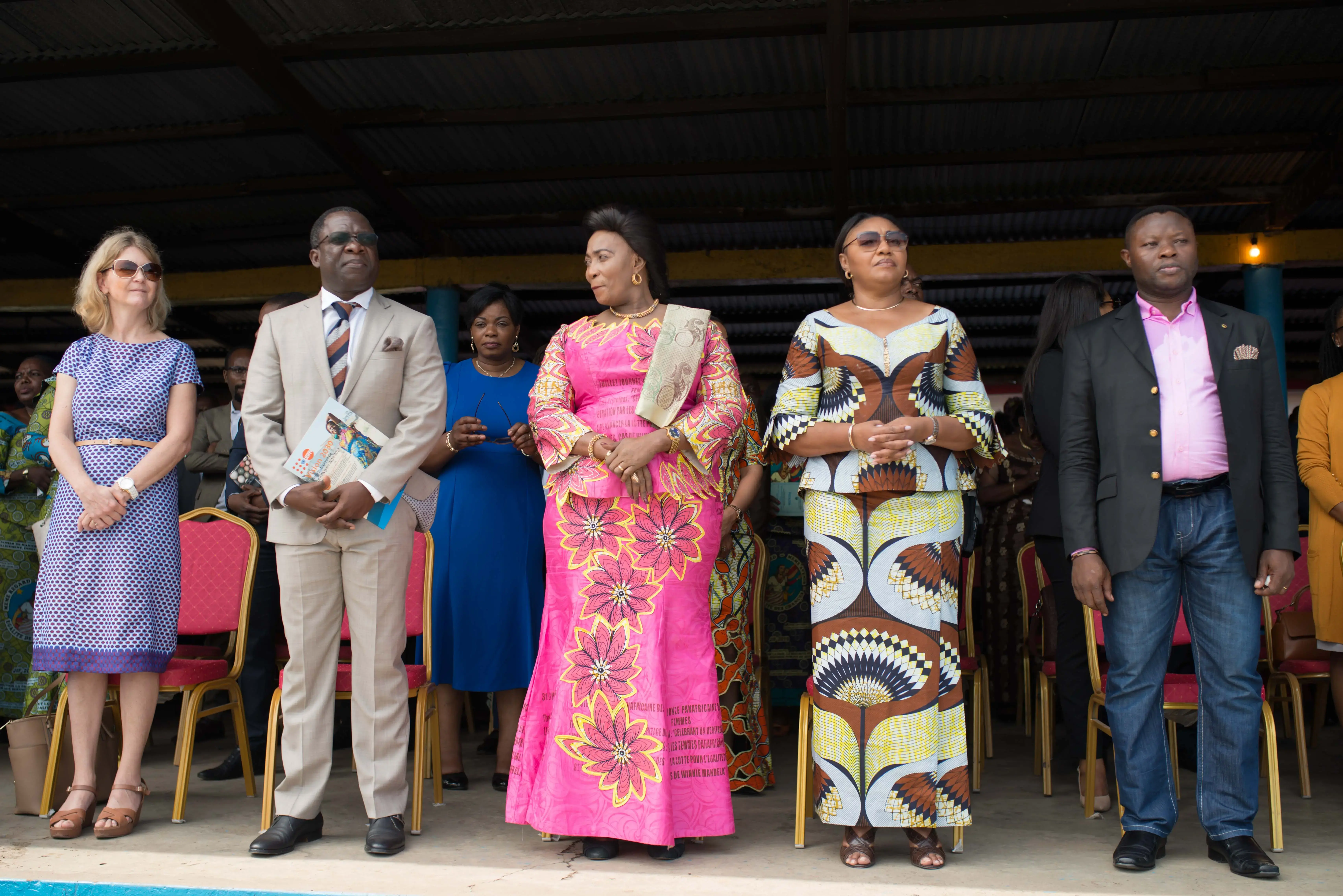 The First lady of DRC, Mrs Denise NYAKERU TSHISEKEDI presided over activities marking the closure of International Midwifery Day celebration