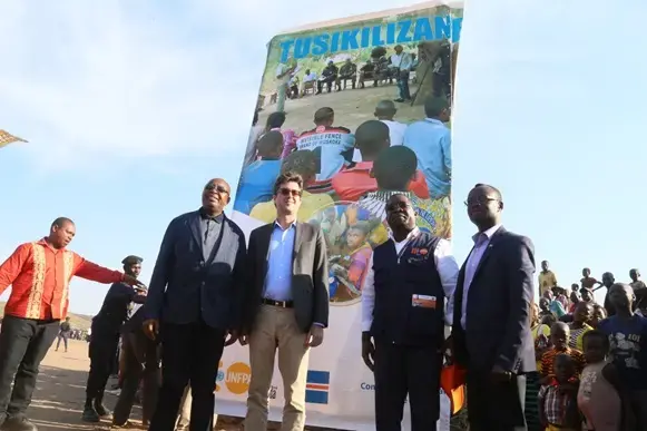 UNFPA lance le projet TUSIKILIZANE au camp de déplacés internes de Kikumbe dans le Tanganyika