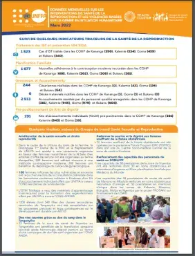 LE BULLETIN SR ET VBG DE MOIS DE MARS