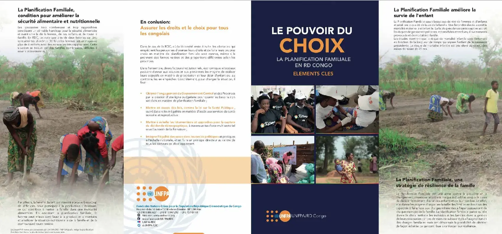 Le Pouvoir du choix : la planification familiale en RDC, éléments clés