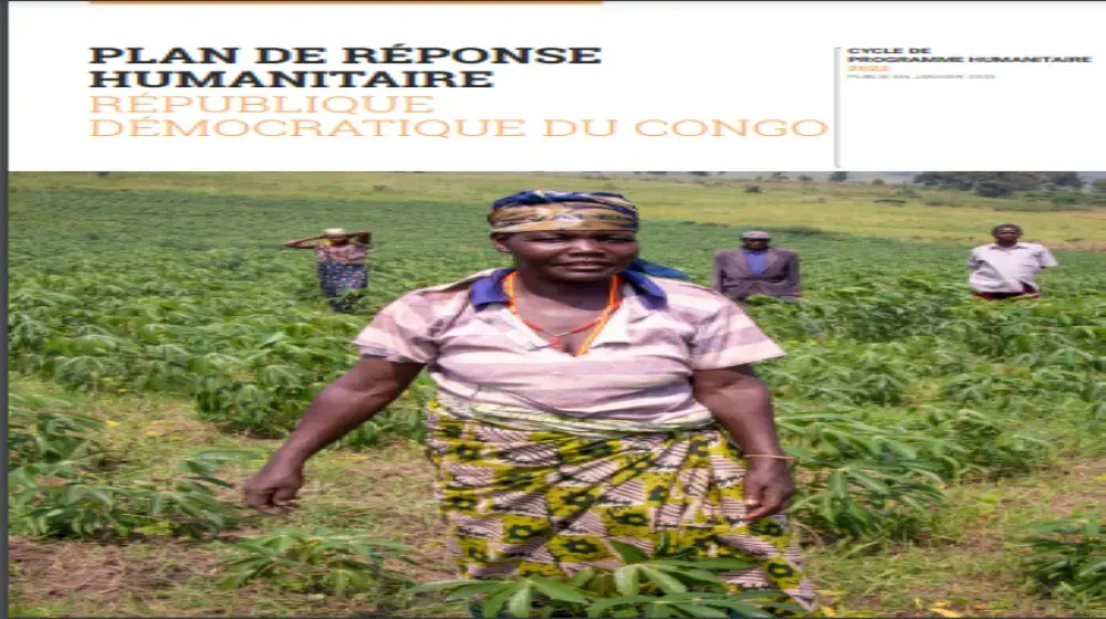 PLAN DE RÉPONSE HUMANITAIRE RÉPUBLIQUE DÉMOCRATIQUE DU CONGO